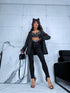 Черные джинсы EXTRA HIGH WAIST AP398-16